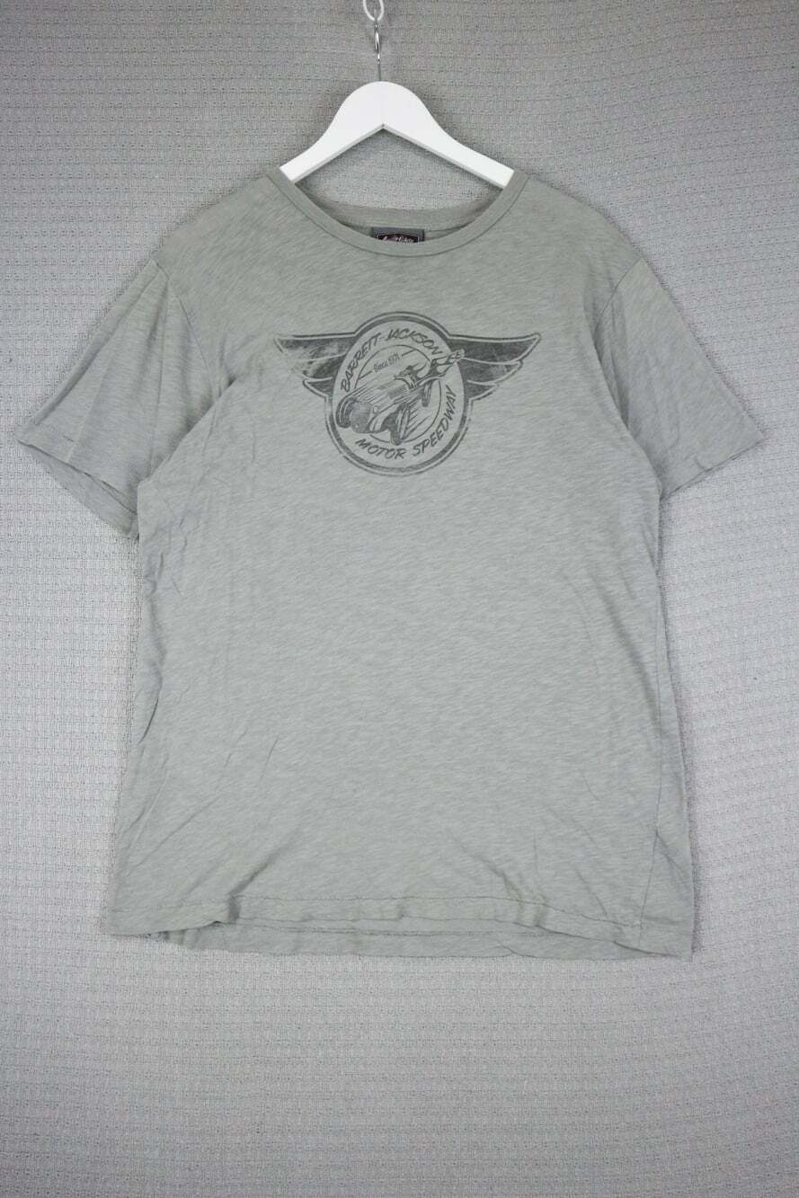 Barrett Jackson Motor Speedway Graphic Tee Mens Large Racing